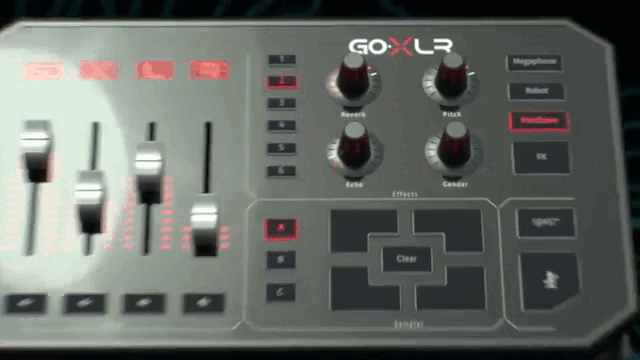 GoXLR Mixer Demo GIF